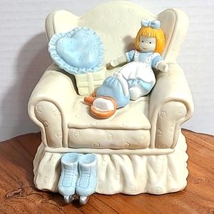 Vintage San Francisco Music Box  Company Skating Figure,1990